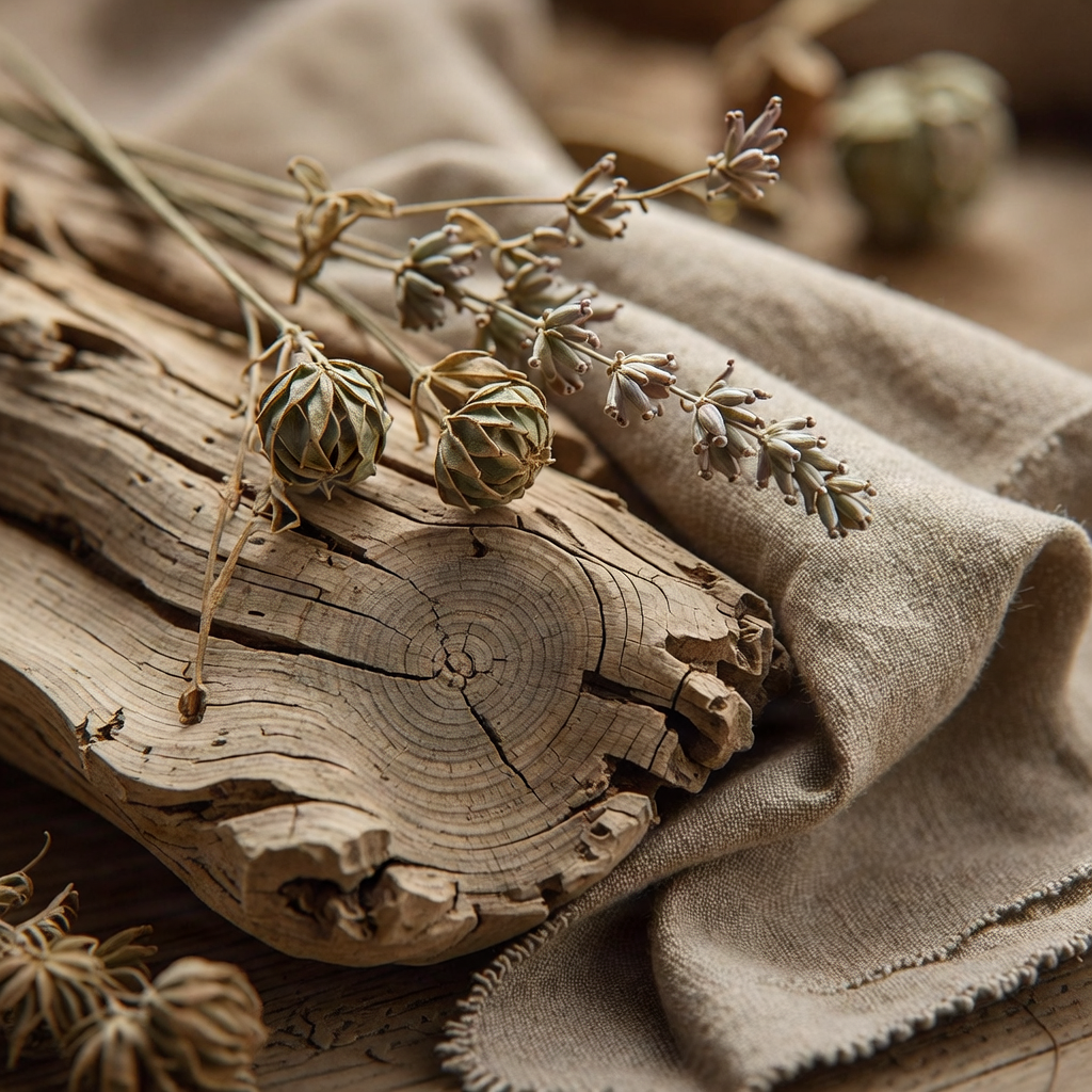 Beautifully crafted natural wooden interior detailing the Willow & Wren aesthetic